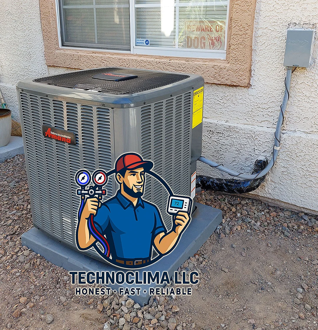 Amana 3 Ton Condenser installed by Technoclima LLC